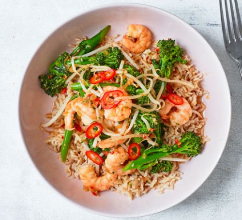 Broccoli, Chilli And King Prawn Stir Fry - Ultra Nutrition