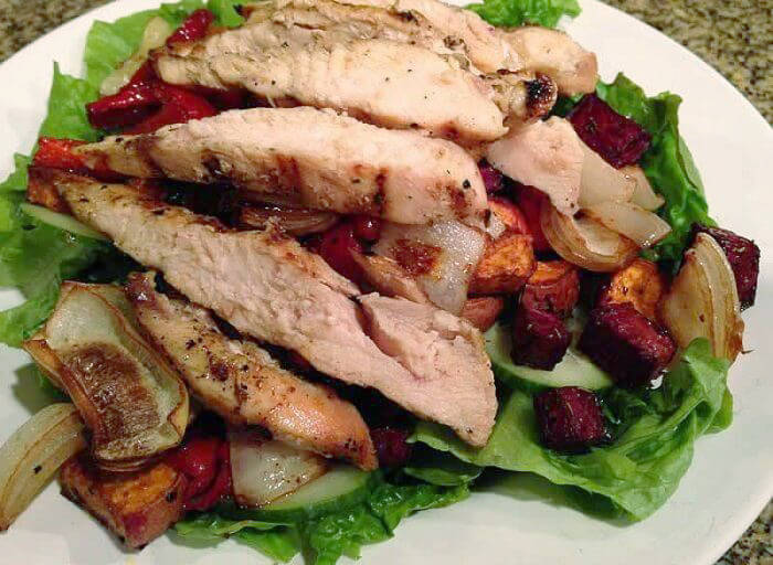 Roast Vegetable Chicken Salad Ultra Nutrition