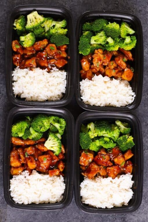 Teriyaki Chicken meal prep bowl - Ultra Nutrition